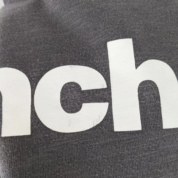 2 for $20 Bench Grey Logo Sleeve Sweatshirt Size M - Picture 4 of 5